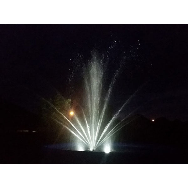 Outdoor Water Solutions 1/2 HP Floating Fountain Eco Line with LED Lights