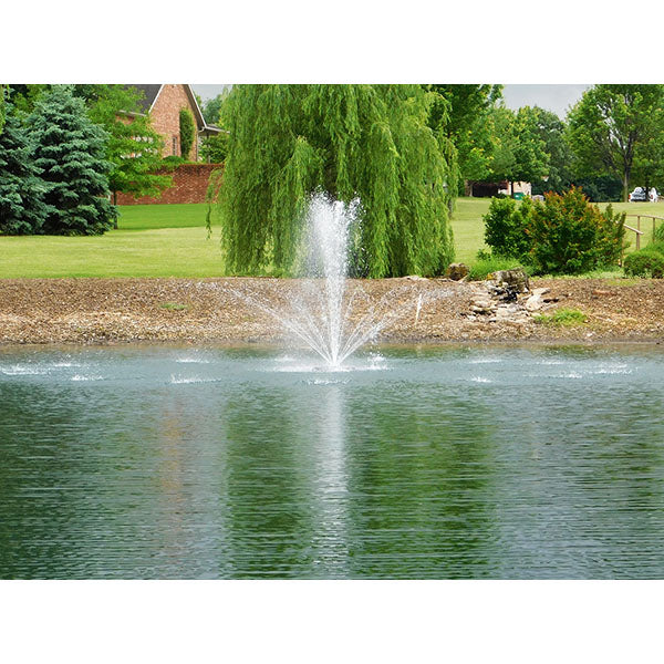 Outdoor Water Solutions 1/2 HP Floating Fountain Eco Line with LED Lights