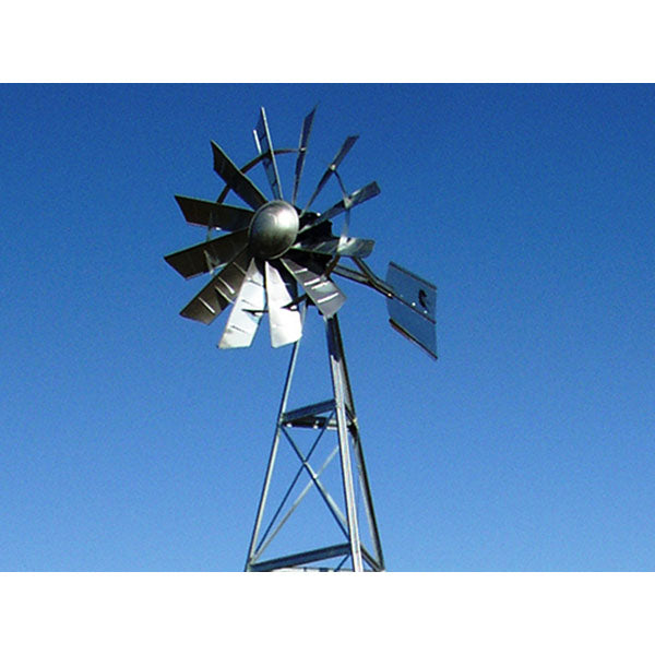 Outdoor Water Solutions 24′ Four-Legged Windmill Aeration System