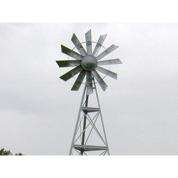 Outdoor Water Solutions 12' Galvanized Ornamental 3-legged tower