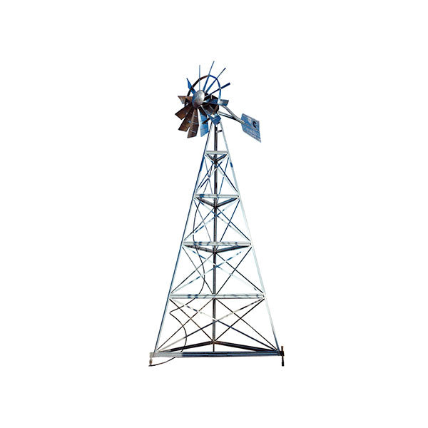 Outdoor Water Solutions 12' Galvanized Ornamental 3-legged tower