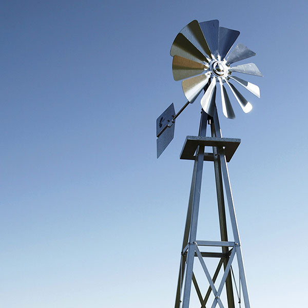 Outdoor Water Solutions Small Backyard Windmill Multiple Color Options