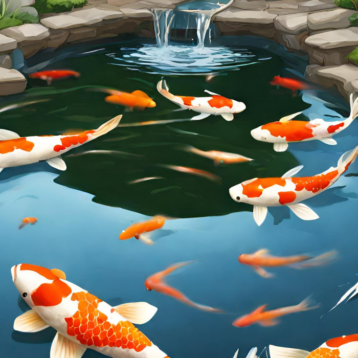 how to build koi pond above ground backyard indoor kit diy waterfall store