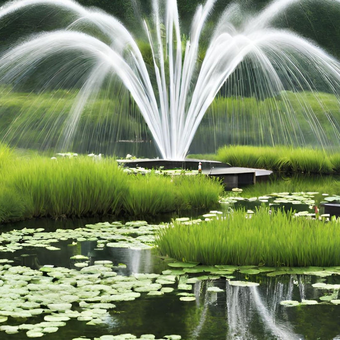 Pond Water Fountains outdoor garden aeration