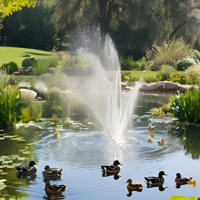 duck pond foumtain