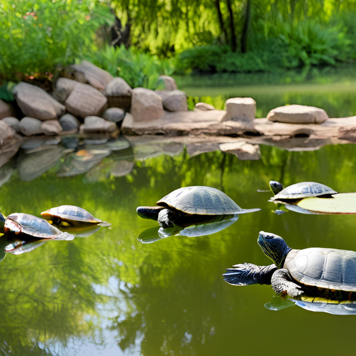 pond fountain turtles eat