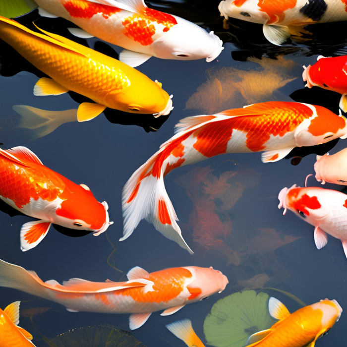 koi fish pond lake