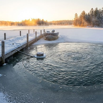 🚨 Don't Let Winter Destroy Your Dock: Understanding Ice Expansion, Ice Jacking & Ice Floes 🧊