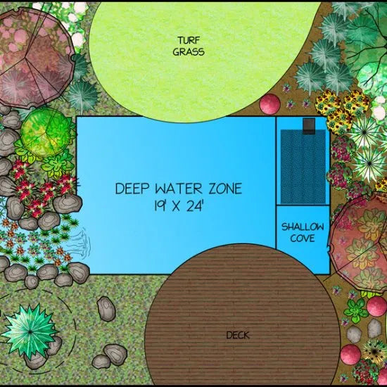 Recreational Pond Kit – 19′ x 24′