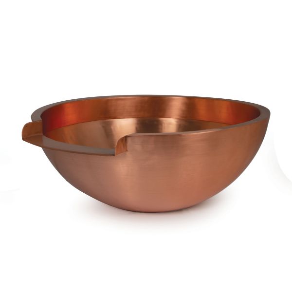 Atlantic Oase 26" Round Copper Bowl With 12" Spillway