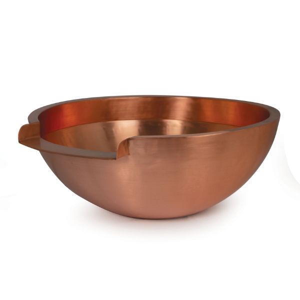 Atlantic Oase 26" Round Copper Bowl w/ Black Liner