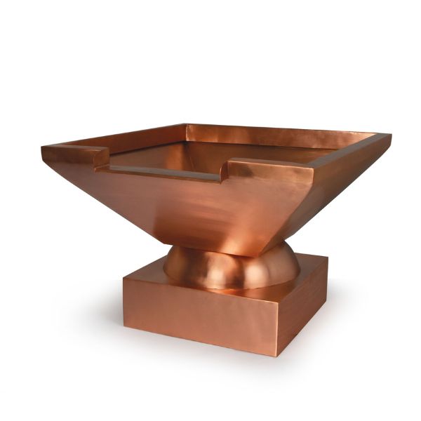 Atlantic Oase 26" Square Copper Bowl With 12" Spillway