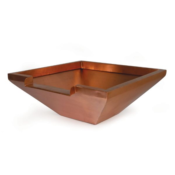 Atlantic Oase 26" Square Copper Bowl w/ Black Liner