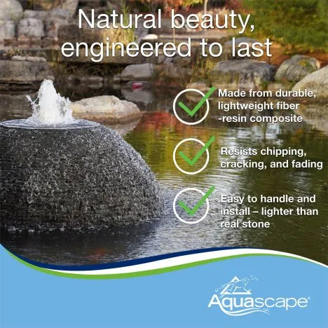 Aquascape STACKED SLATE SPHERE - 6' DIA (1.8 M)