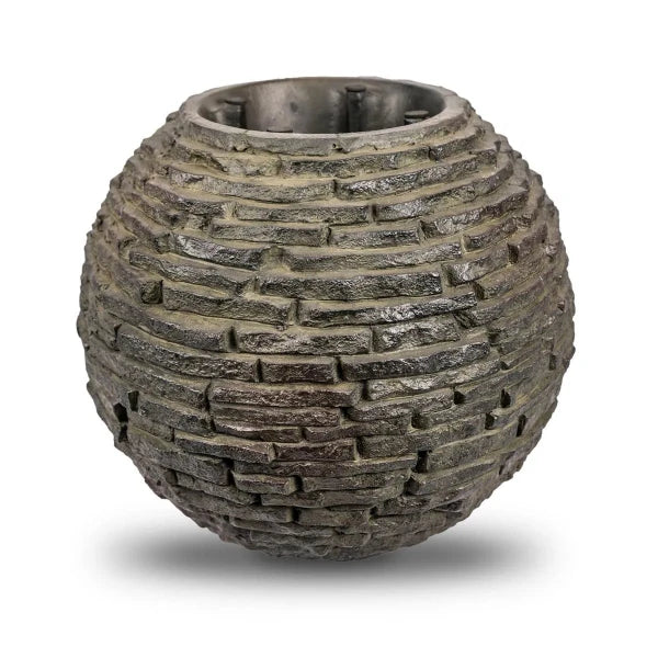 Aquascape Stacked Slate Sphere Fountain Kit 18″ Dia (46 cm)