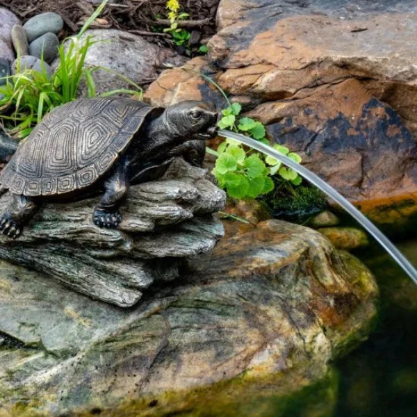 Aquascape Turtle on Log Spitter