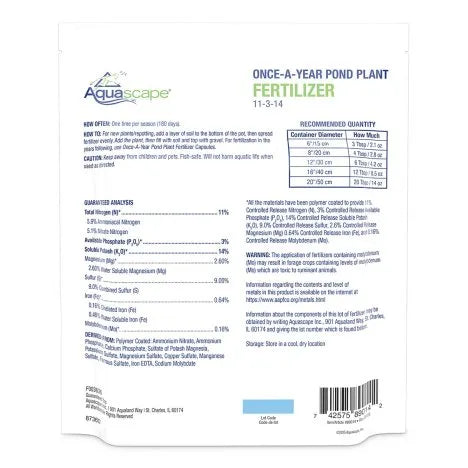 Aquascape Once-A-Year Pond Plant Fertilizer