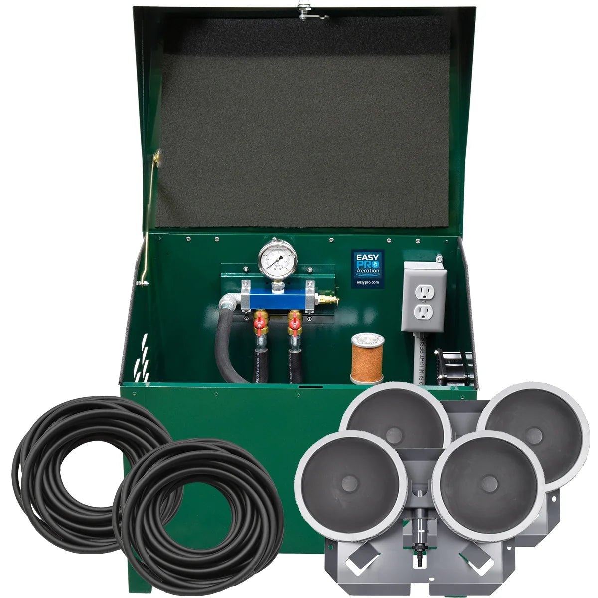 EasyPro Sentinel Deluxe Aeration System – Complete PA50W System with Cabinet