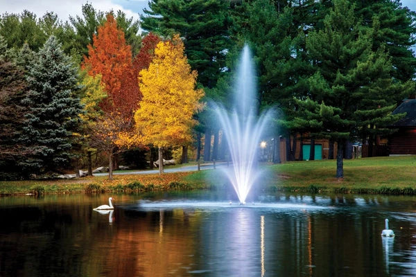 Scott Aerator Amherst Fountain For Small Residential Ponds