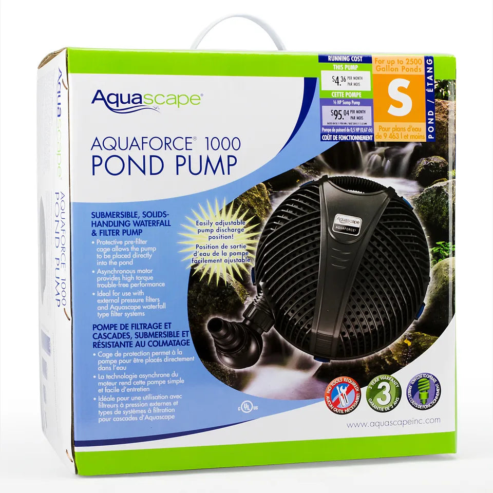 Aquascape AquaForce 1000 Solids Handling Pond Pump