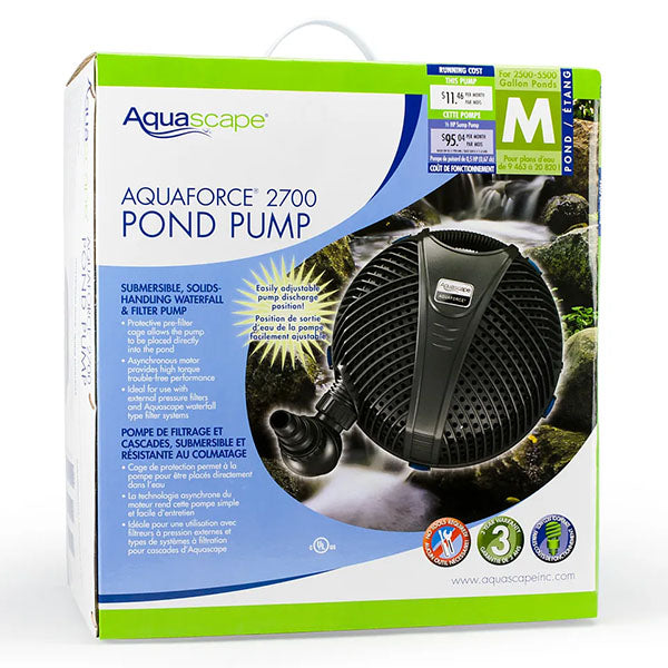 Aquascape AquaForce 2700 Solids Handling Pond Pump