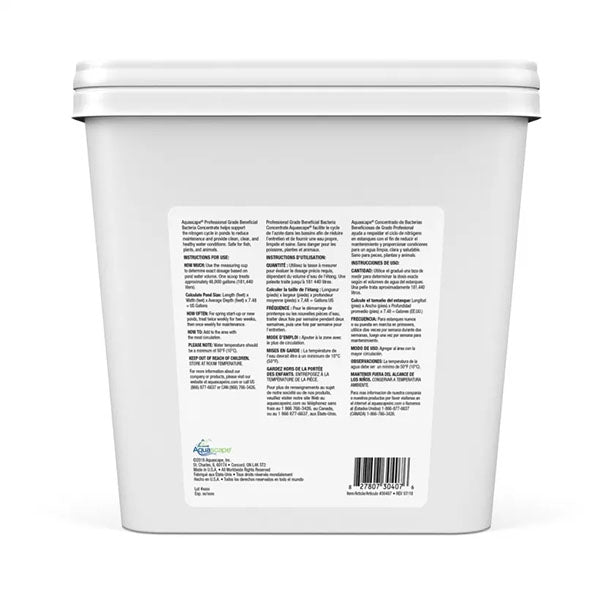 Aquascape Beneficial Bacteria Concentrate Professional Grade 9 Lb