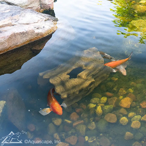 Faux Log Fish Cave