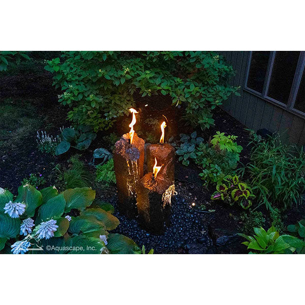 Aquascape Fire and Water Basalt Column Torch