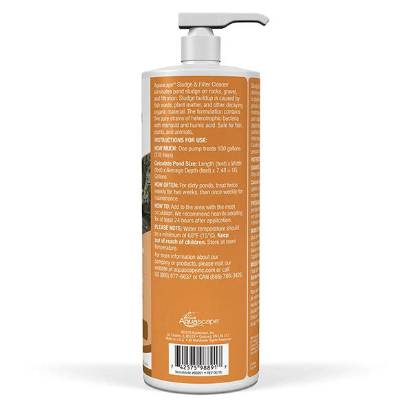 Aquascape Sludge & Filter Cleaner 32 OZ