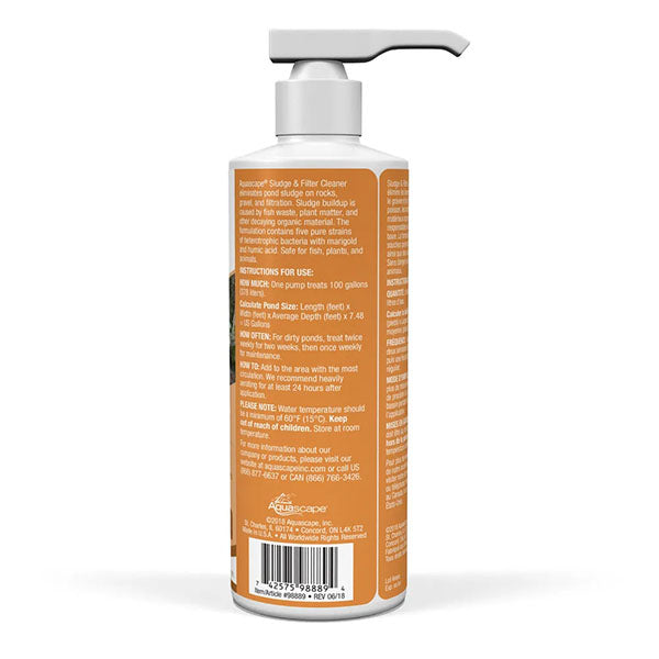 Aquascape Sludge & Filter Cleaner 8 OZ