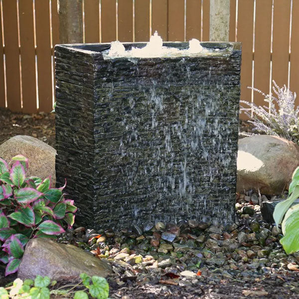 Aquascape Stacked Slate Wall Base Curved 26″ H