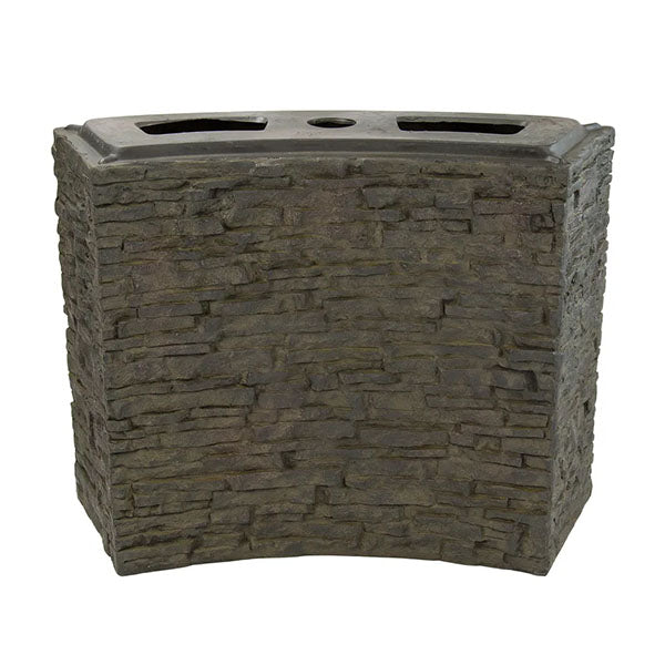 Aquascape Stacked Slate Wall Base Curved 26″ H