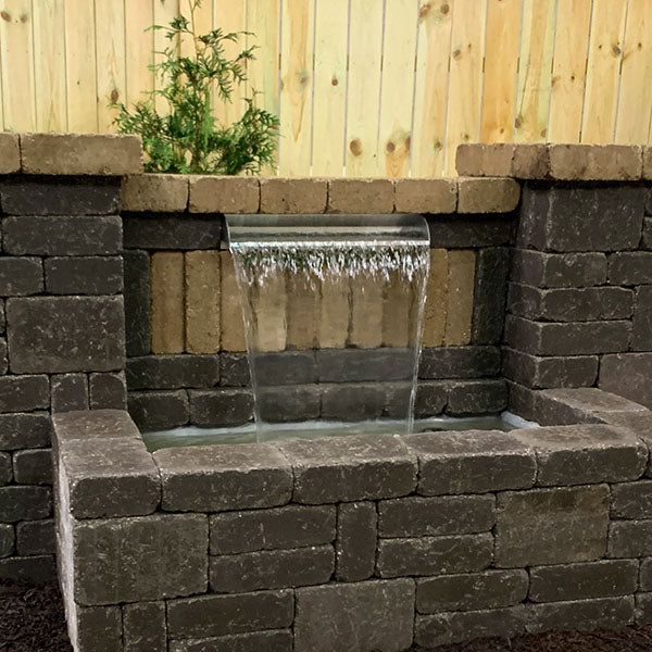 Atlantic Oase 24" Stainless Spillway Bundle Black Flex Liner
