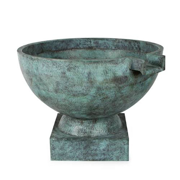 Atlantic Oase 30" Hammered Brass Bowl 4" Spillway