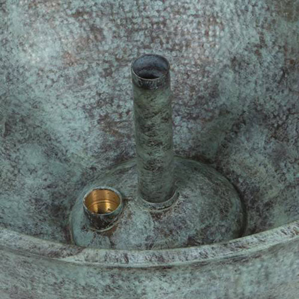Atlantic Oase 30" Hammered Brass Bowl 4" Spillway