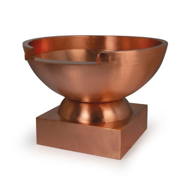 Copper Bowl Pedestal