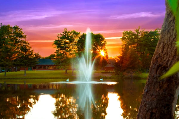 Scott Aerator Atriarch Fountain For Small Residential Ponds