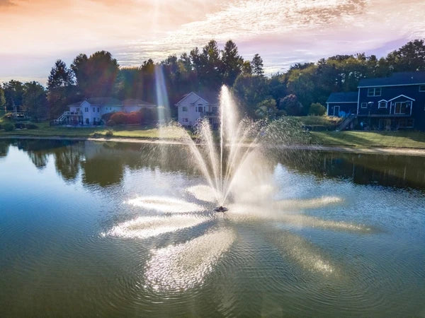 Scott Aerator Atriarch Fountain For Small Residential Ponds