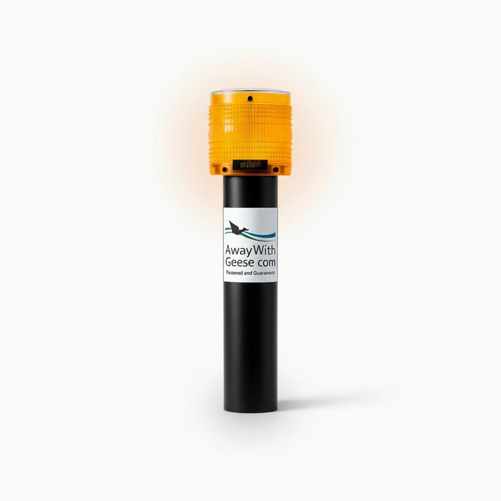Outdoor Water Solutions Solar Powered Goose Control Away With Geese Deterrent for Land or Water