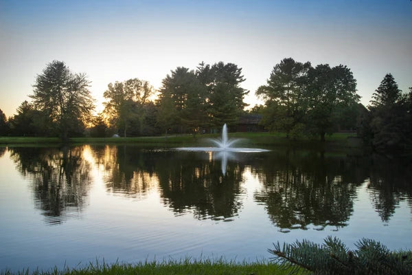 Scott Aerator Baystone Fountain For Small Residential Ponds