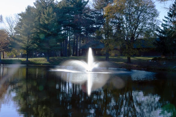 Scott Aerator Baystone Fountain For Small Residential Ponds