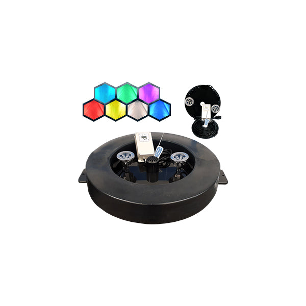 Bearon Aquatics 18-Watt RGBW LED Color-Changing lights ½ & 1 HP pond fountain