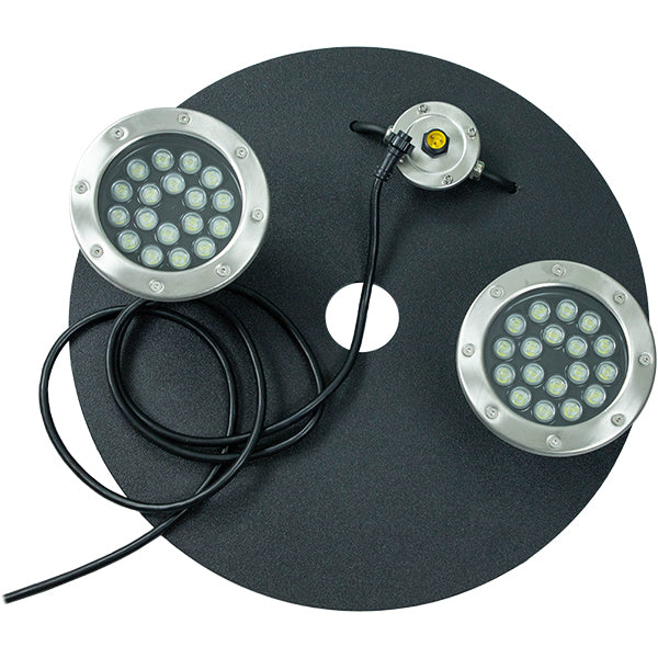 18-Watt White LED Lights ½ & 1 HP Olympus Fountains