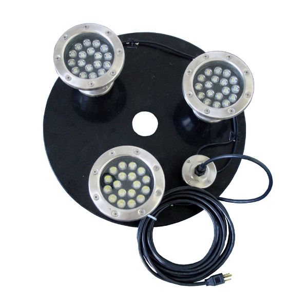 18 Watt White LED Lights 1½ & 3 HP Olympus Fountains