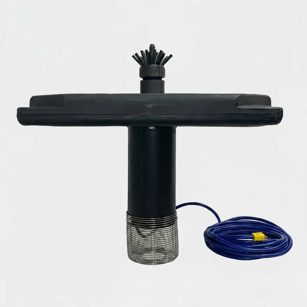 Outdoor Water Solutions 1HP-3HP Commercial Quality Classic - Floating Pond Fountain