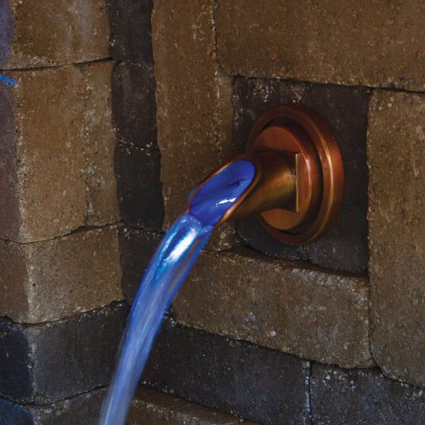 Copper Finish Ravenna Wall Spout