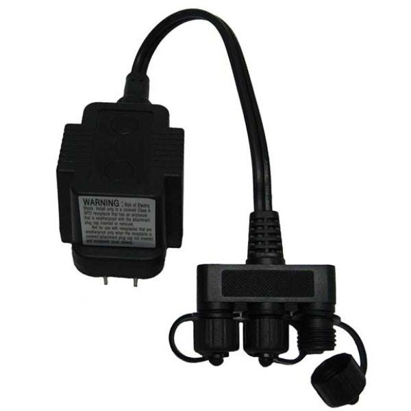 10 Watt Transformer – 120 volt to 12 volt – with 3 way splitter