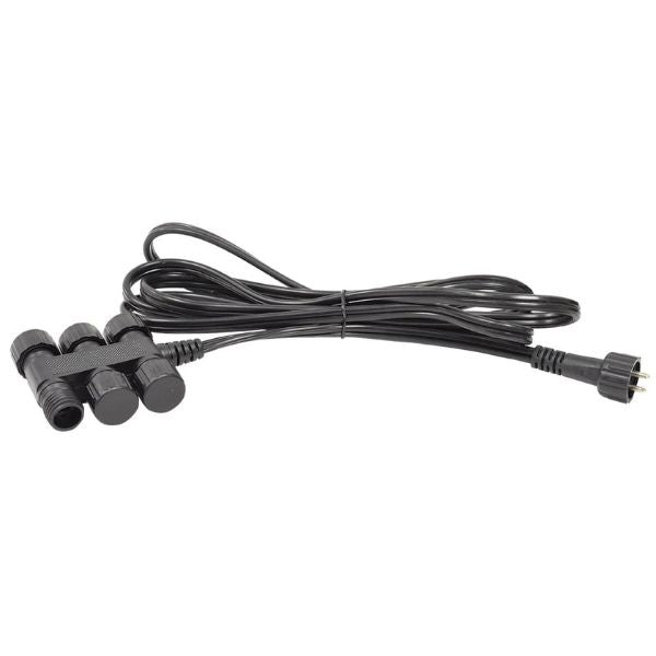 EasyPro 15' Extension Cord – 6 Outlets LED Lights