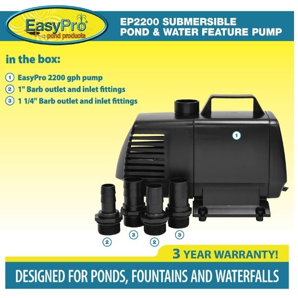 2200 GPH Submersible Mag Drive Pump