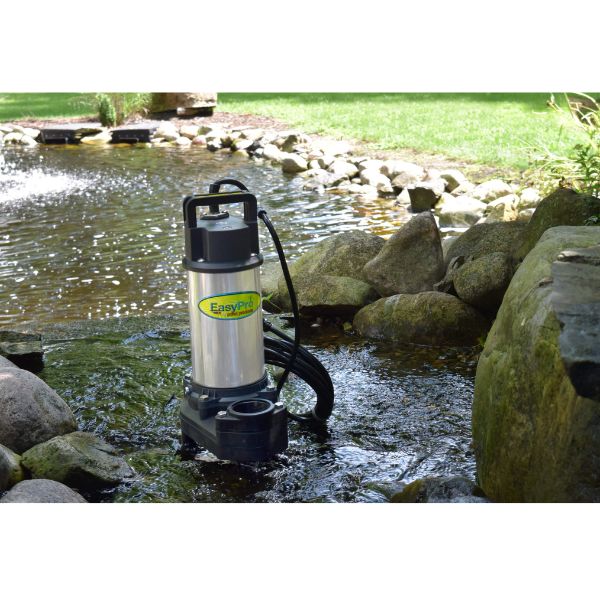 EasyPro 4100gph 115 Volt Stainless Steel Waterfall